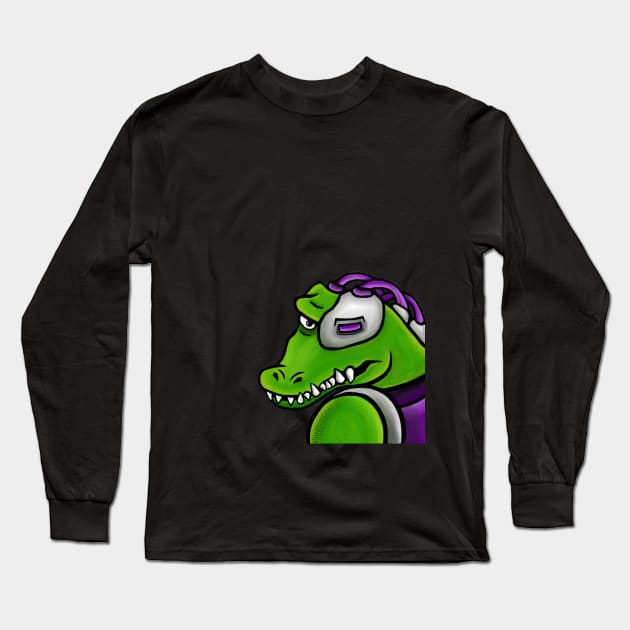 Gatorg: The Cyborg-Alligator Long Sleeve T-Shirt by urufangu